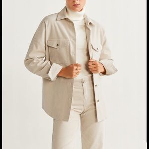 Mango Buttoned Corduroy Overshirt size S